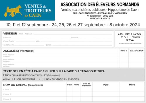 VENTES DE CAEN 2024 : inscriptions closes